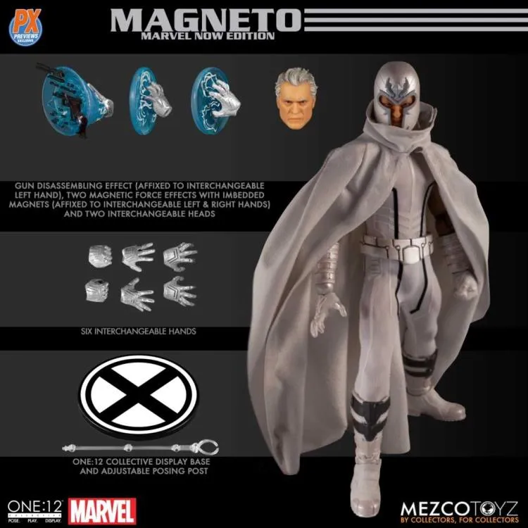 1/12 - Magneto - White Hand Set w/Magnetic Force Effects Type 1