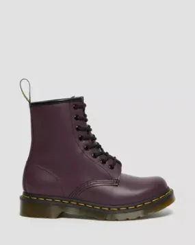 1460 Purple Leather Lace Up Boots