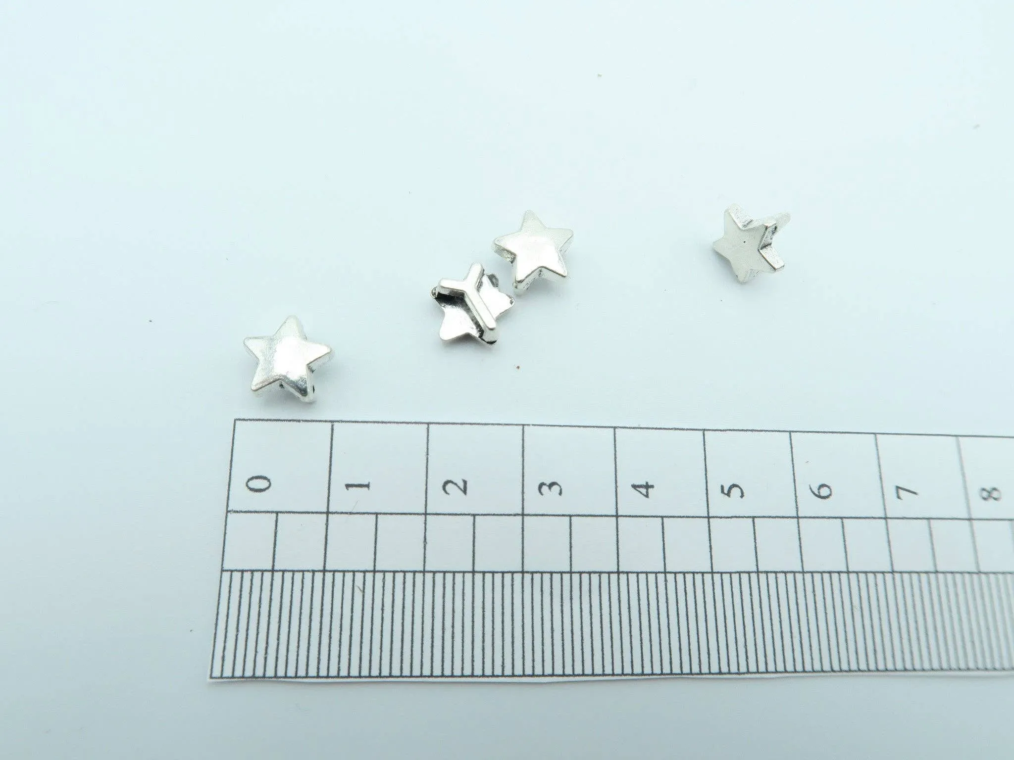 20pcs For 5mm flat leather, Antique silver Star, jewelry supplies jewelry finding D-1-5-1