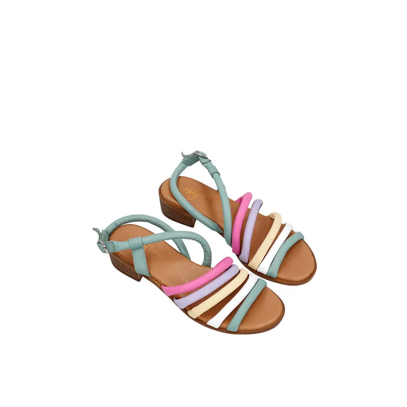 5004547 WOMEN'S HEELS SANDALS- MULTI