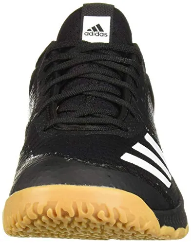 adidas Women's Crazyflight X 3 Volleyball Shoe, Black/White/Gum, 5 M US