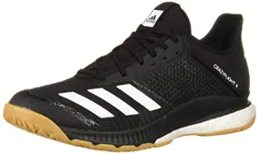 adidas Women's Crazyflight X 3 Volleyball Shoe, Black/White/Gum, 5 M US