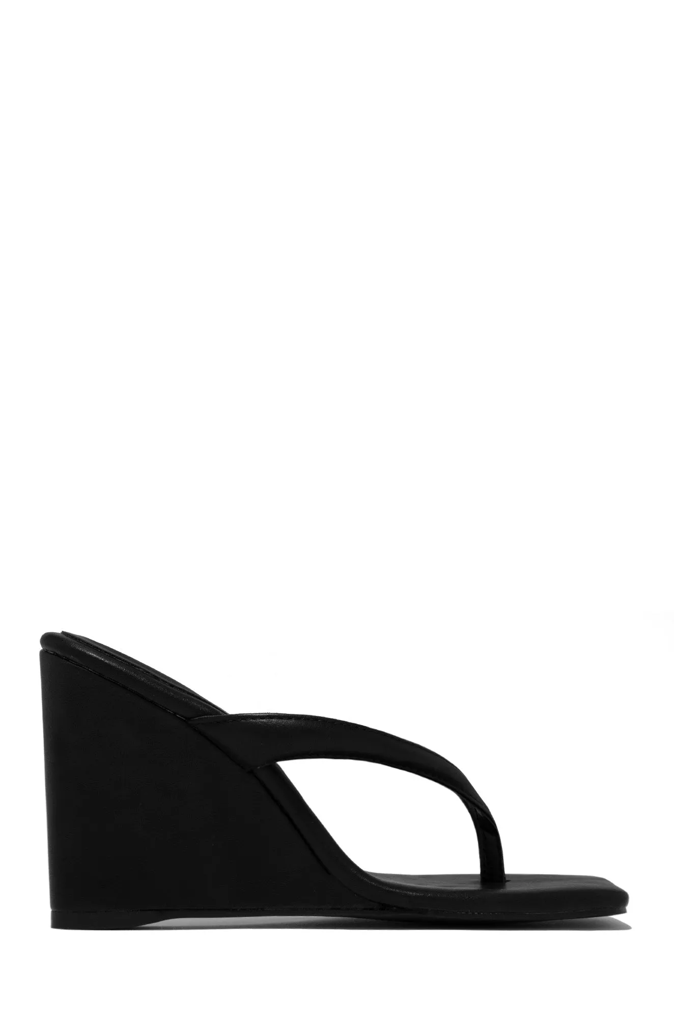 Alena Wedge Heel Mules - Pink