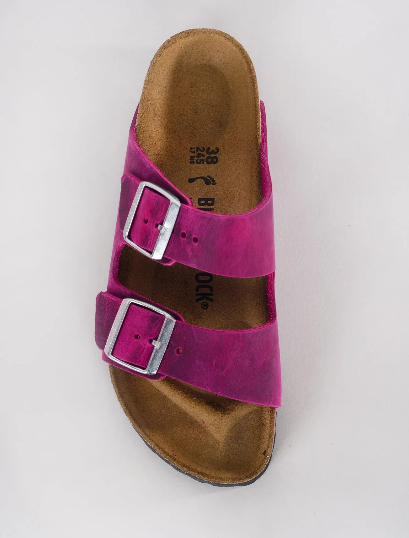 Arizona Sandal, Oiled Fuchsia