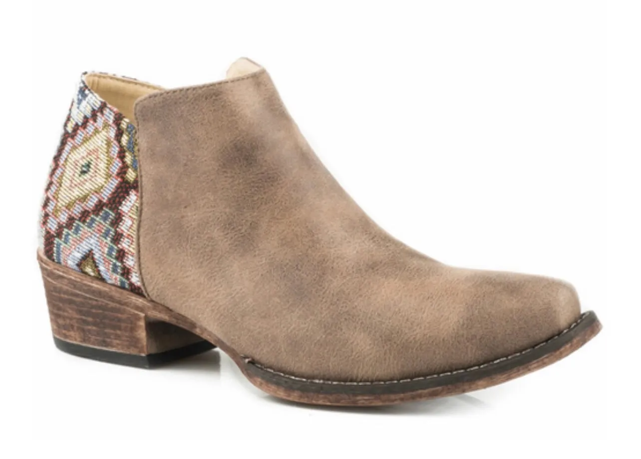 Aztec Heel Trim Sedona Bootie