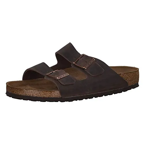 Birkenstock Arizona Oiled Leather Habana Unisex Sandals (US M 17)