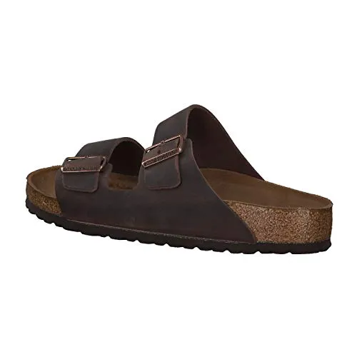 Birkenstock Arizona Oiled Leather Habana Unisex Sandals (US M 17)