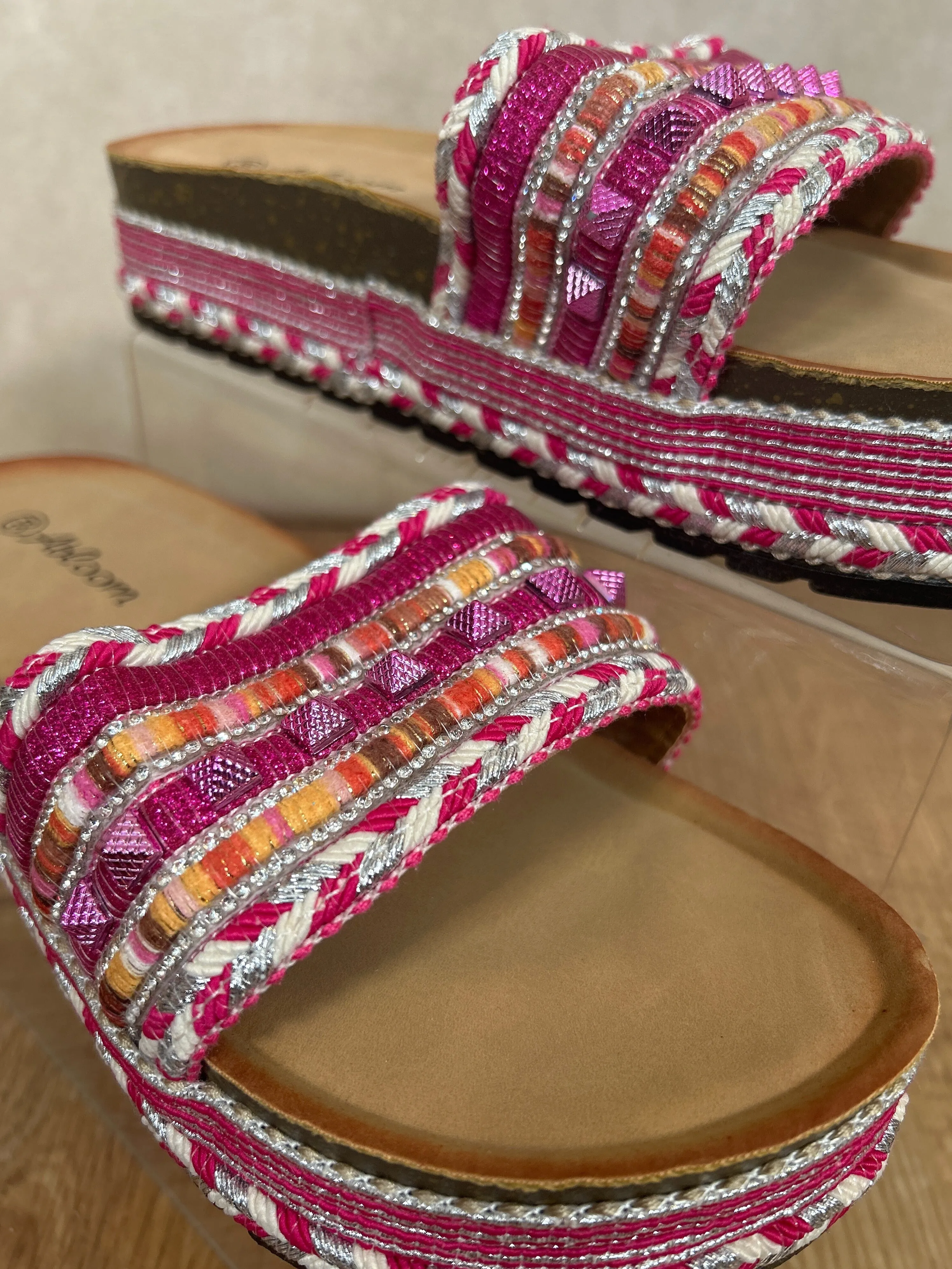 Bohemian Wedge Sandals