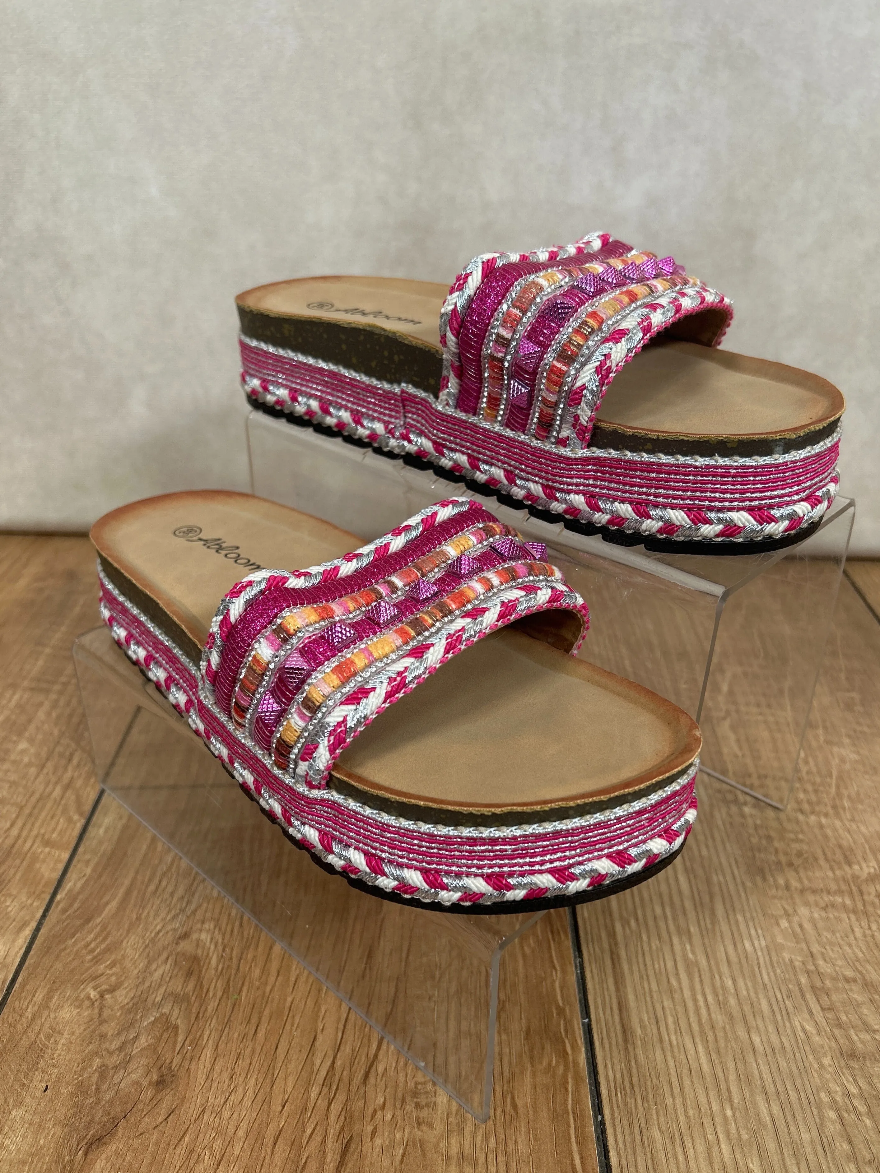 Bohemian Wedge Sandals