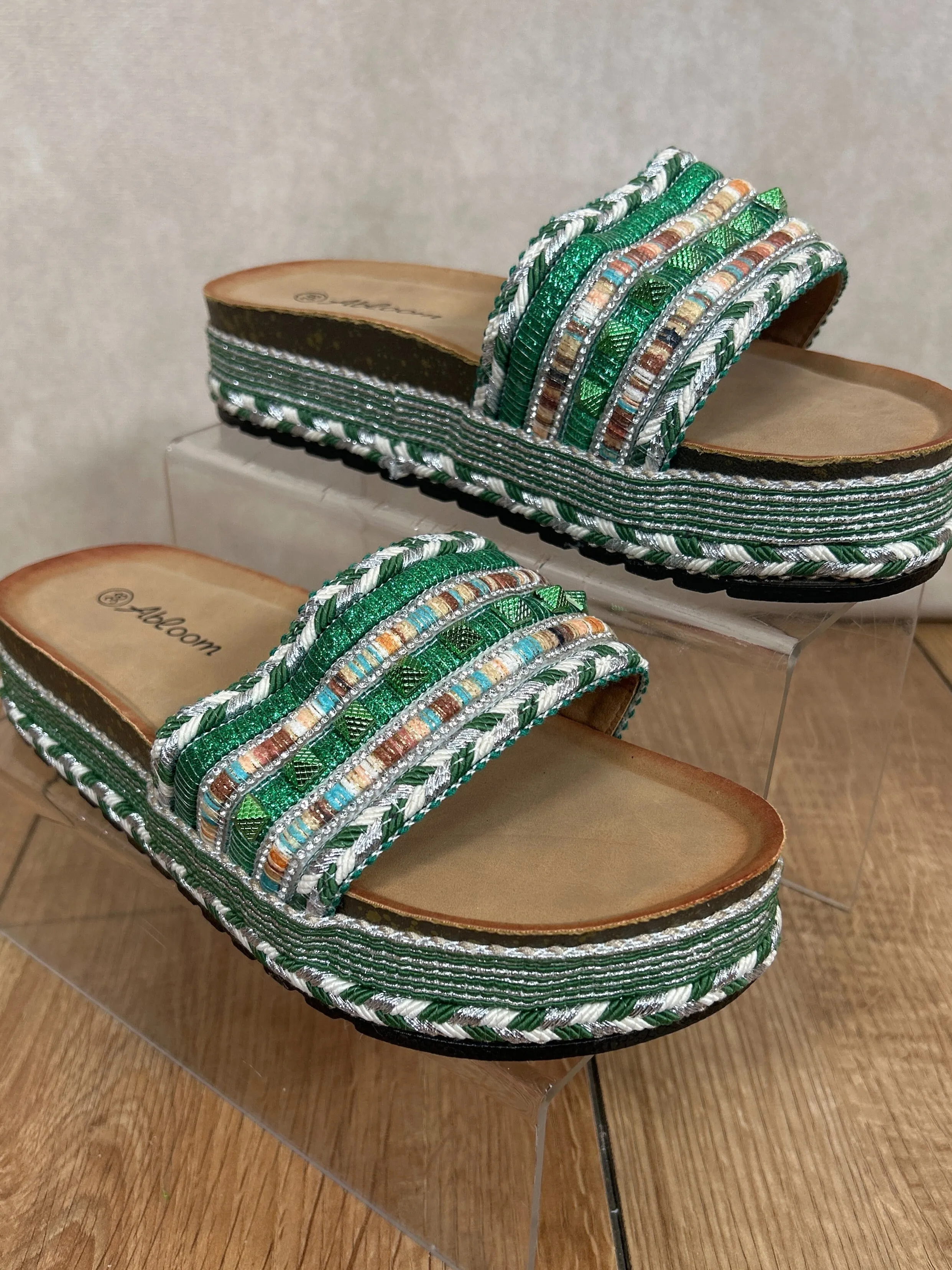 Bohemian Wedge Sandals