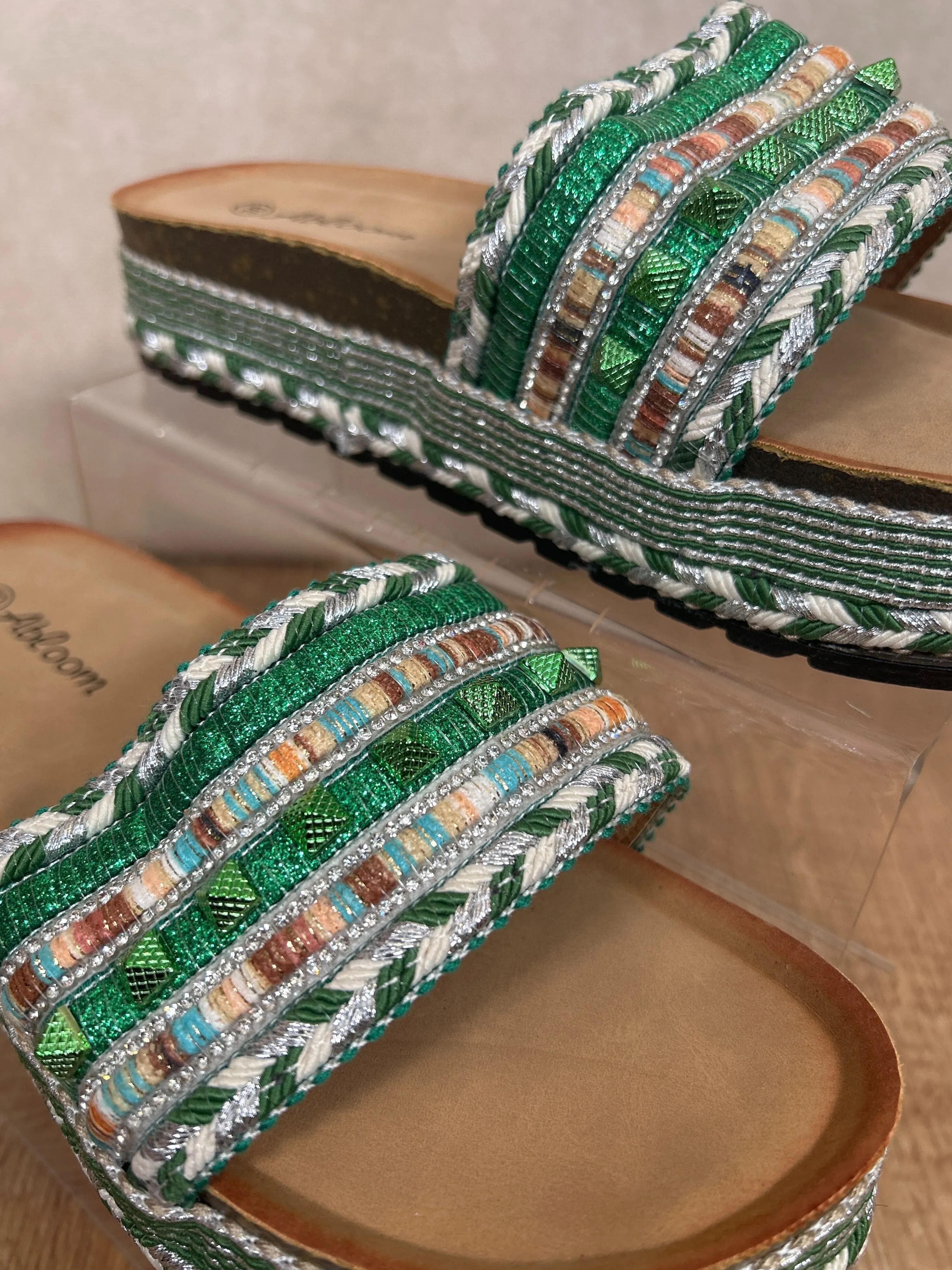 Bohemian Wedge Sandals