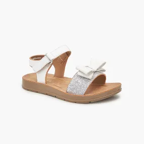 Bowed Girls Sandals