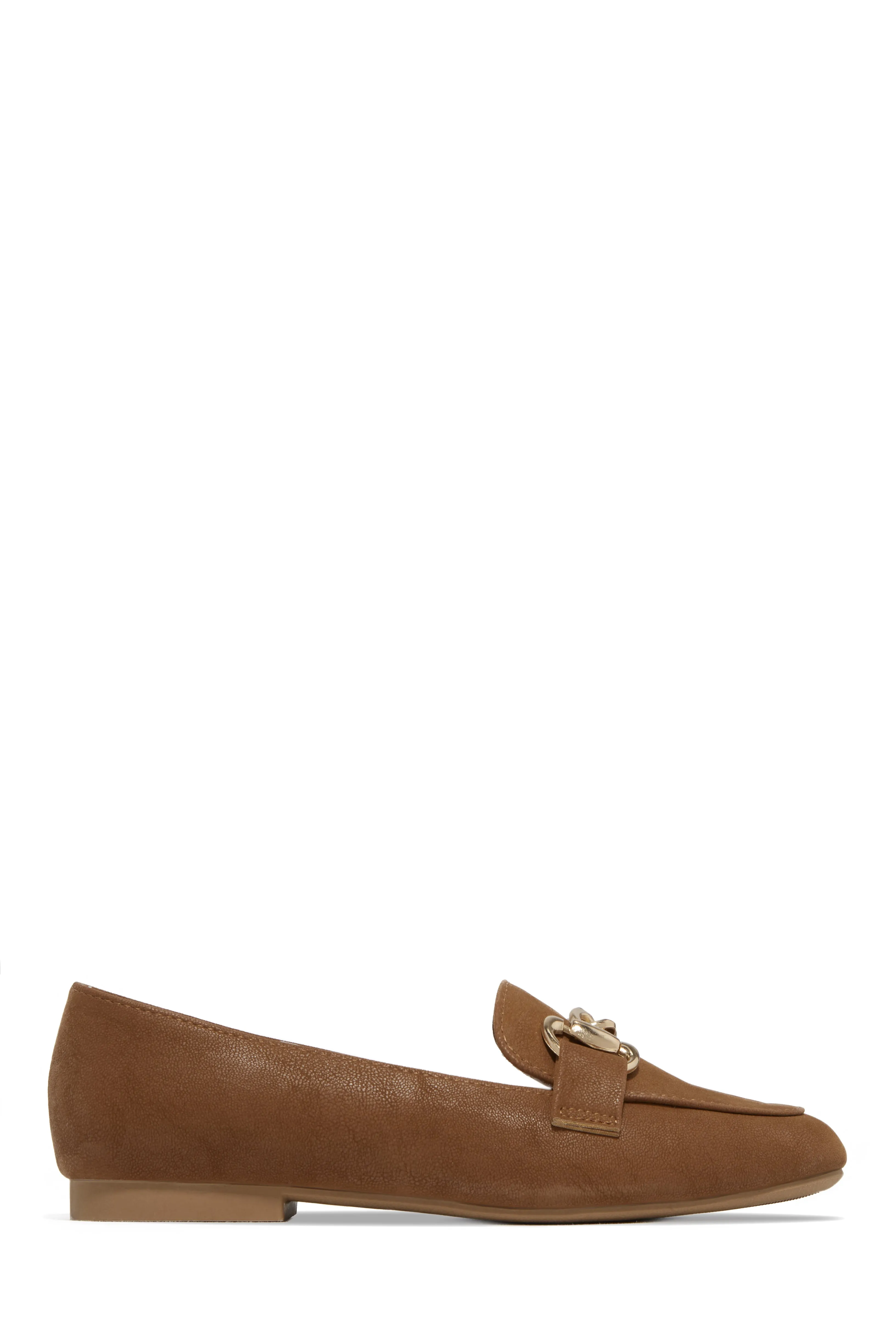 CEO Mindset Closed Toe Flats - Tan