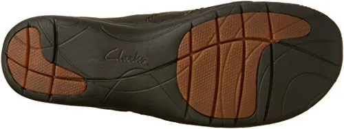 Clarks Womens Un.Loop, Black Leather,8.5 Narrow