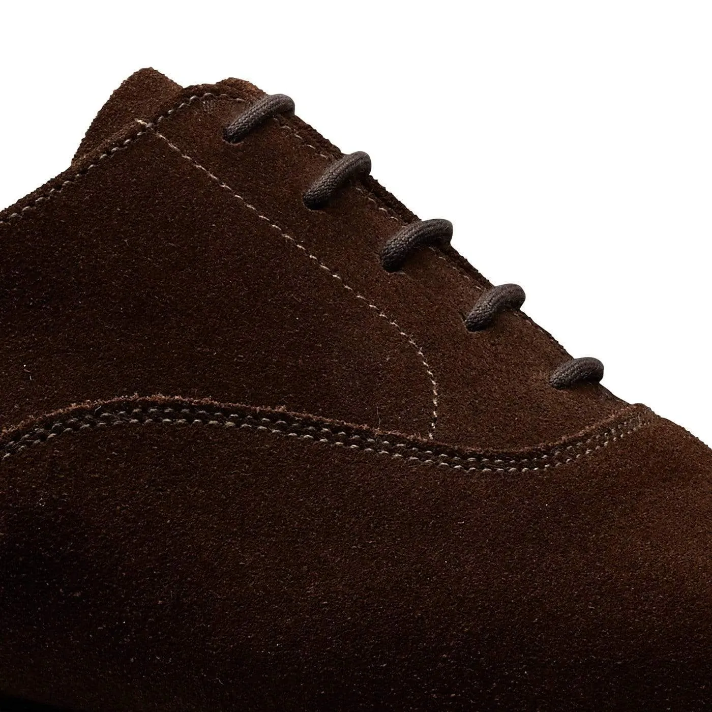 Connaught Dark Brown Suede