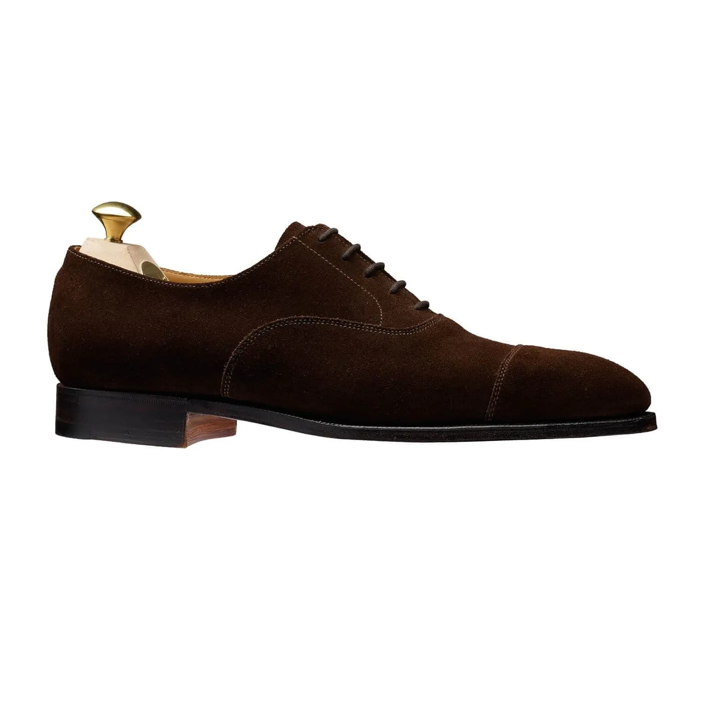 Connaught Dark Brown Suede