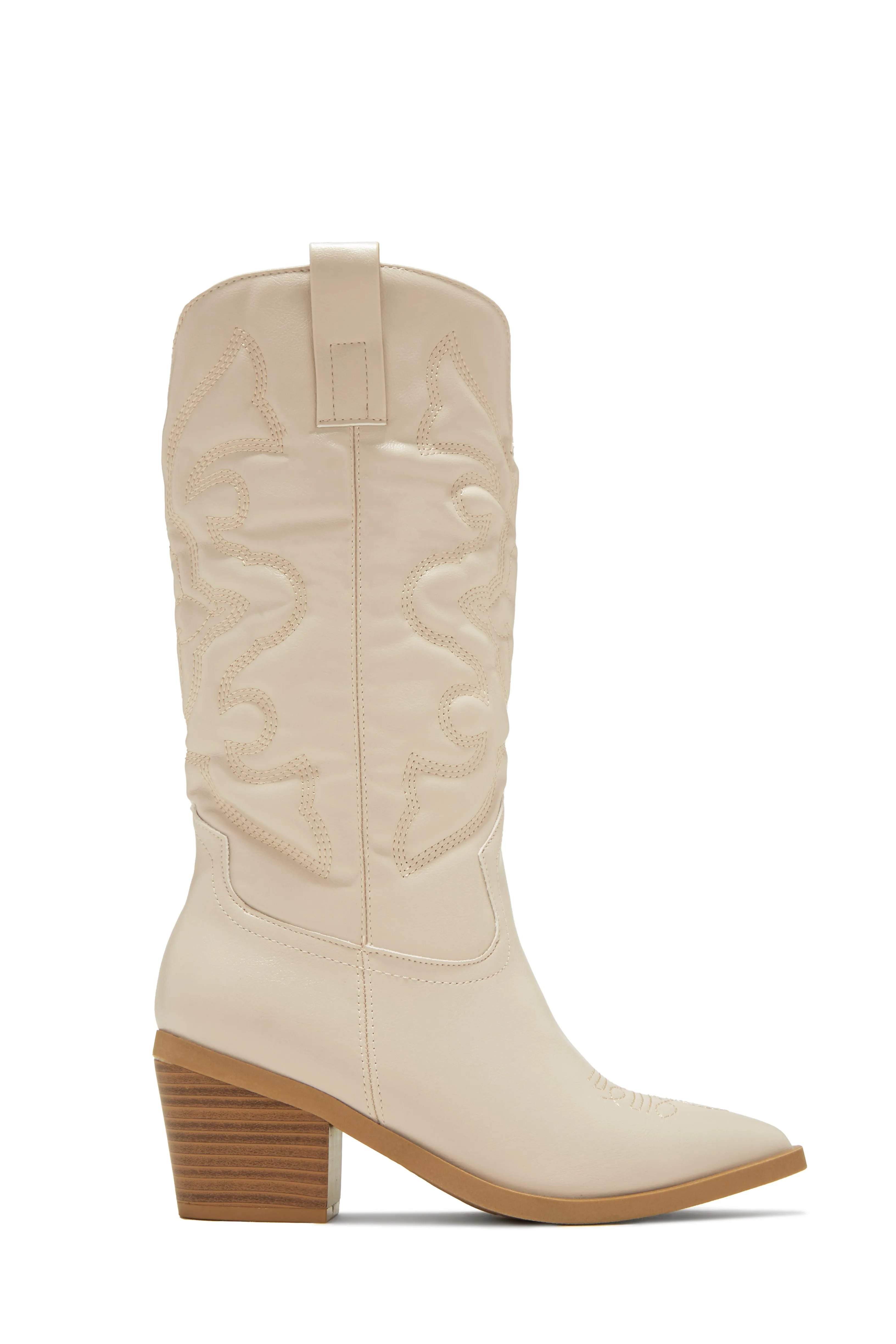 Dylan Western Cowgirl Boots - Sand