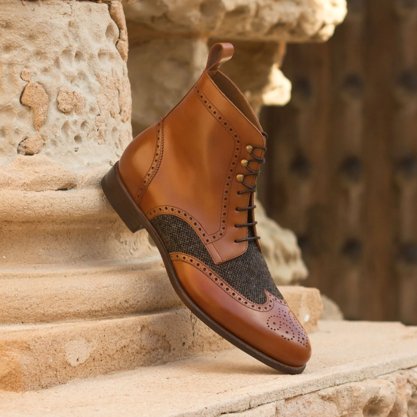 Eisen Military Brogue Boots