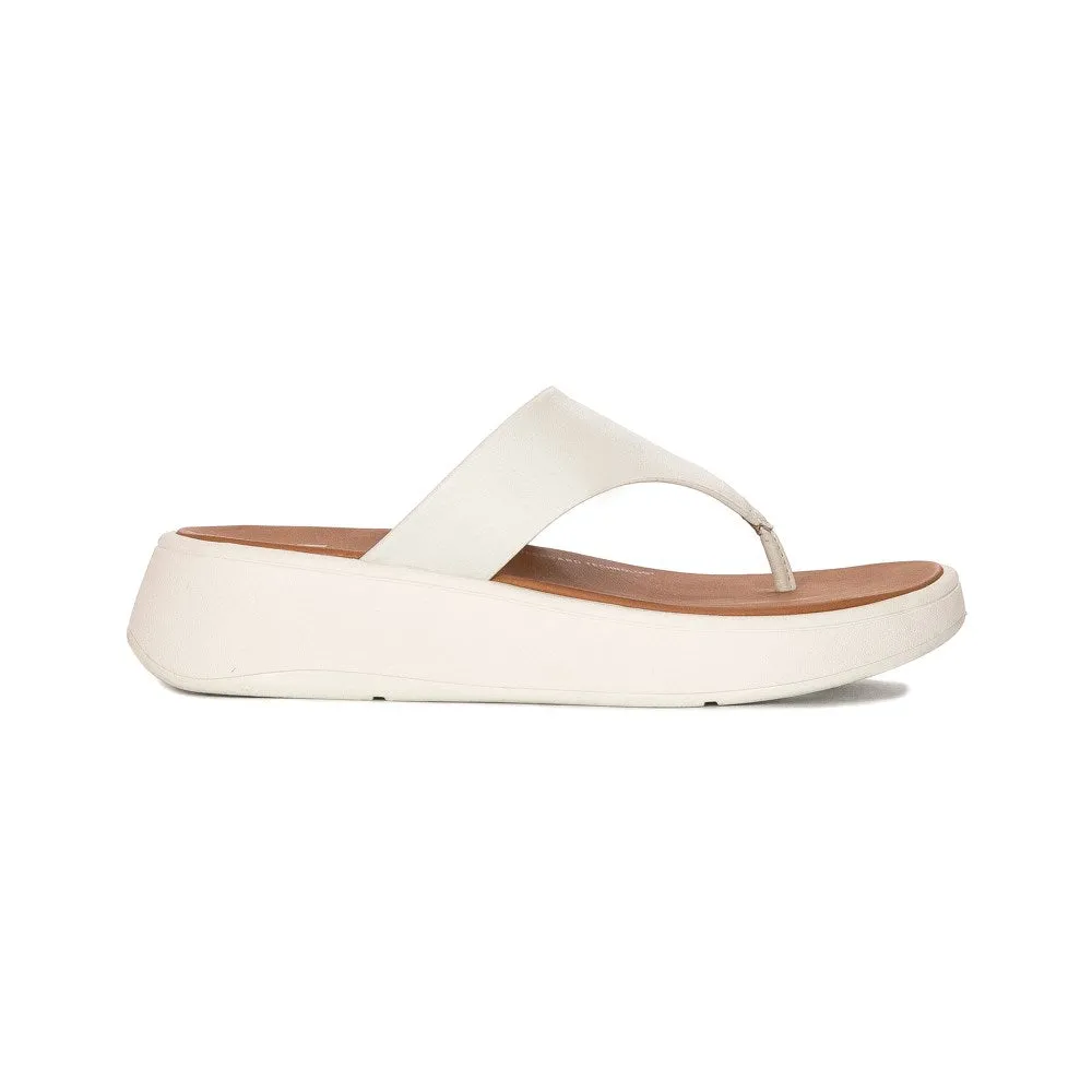 FItFlop Women's F-Mode Leather Toepost Cream