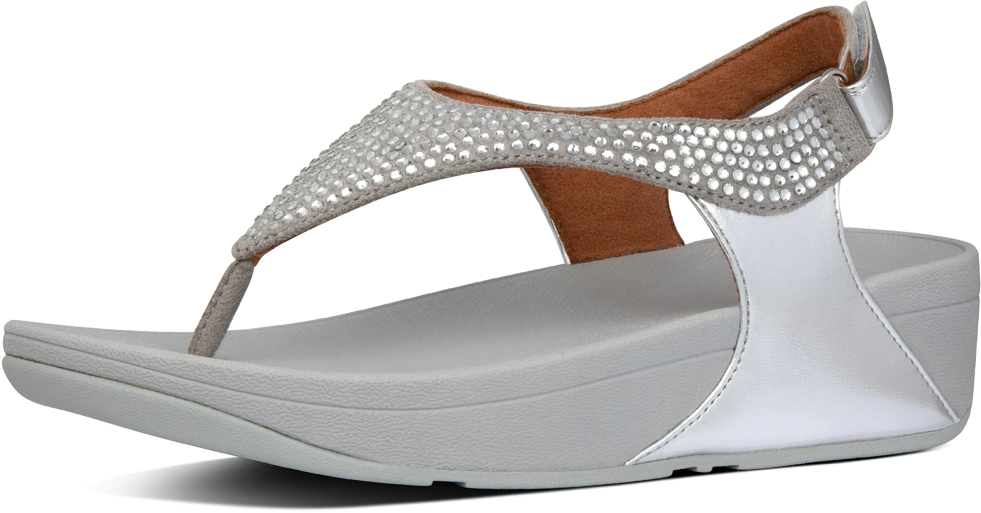 FitFlop Women's Skylar Crystal Toe-Thongs Sandal