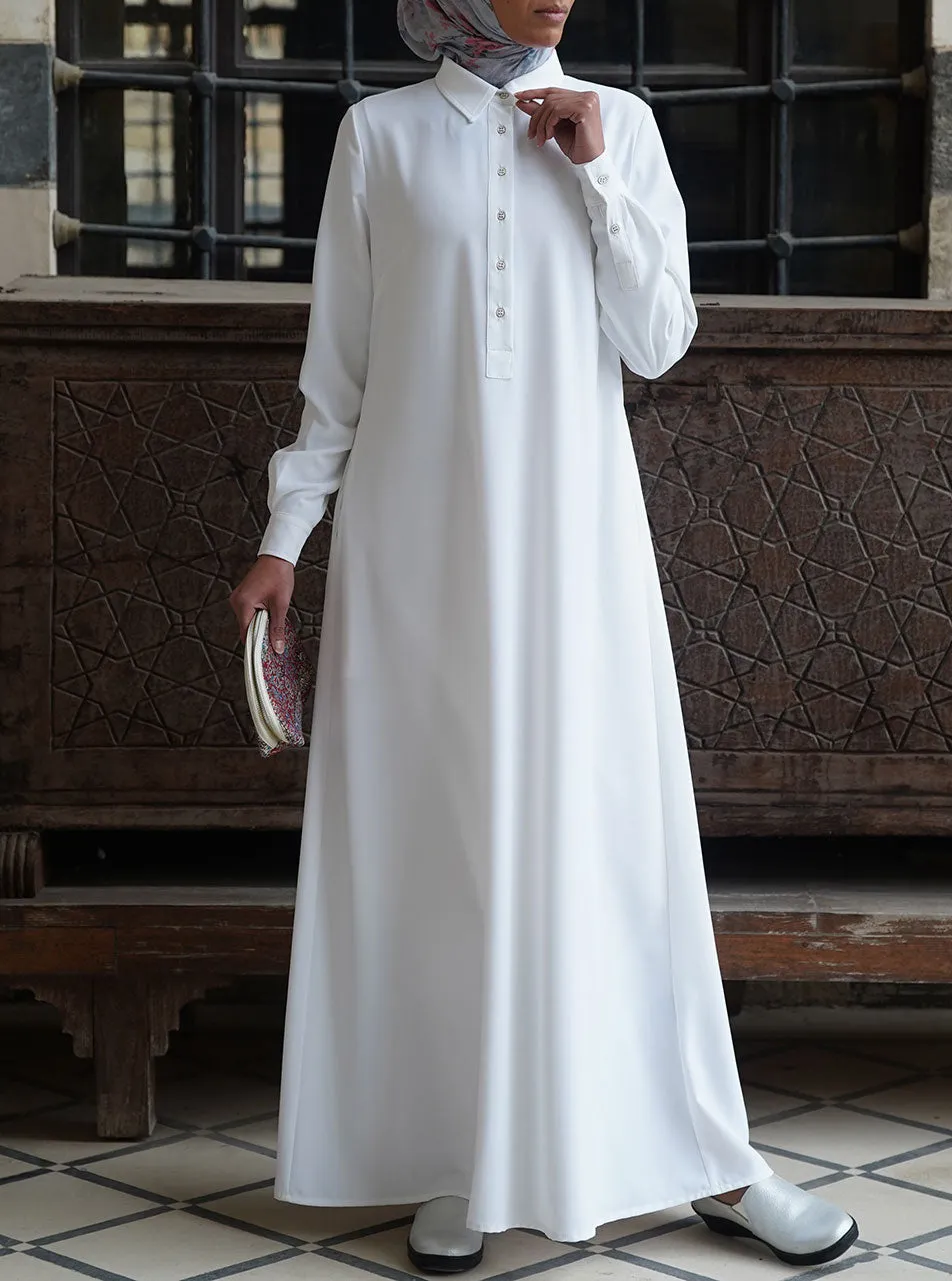 Formal Shirtdress Abaya