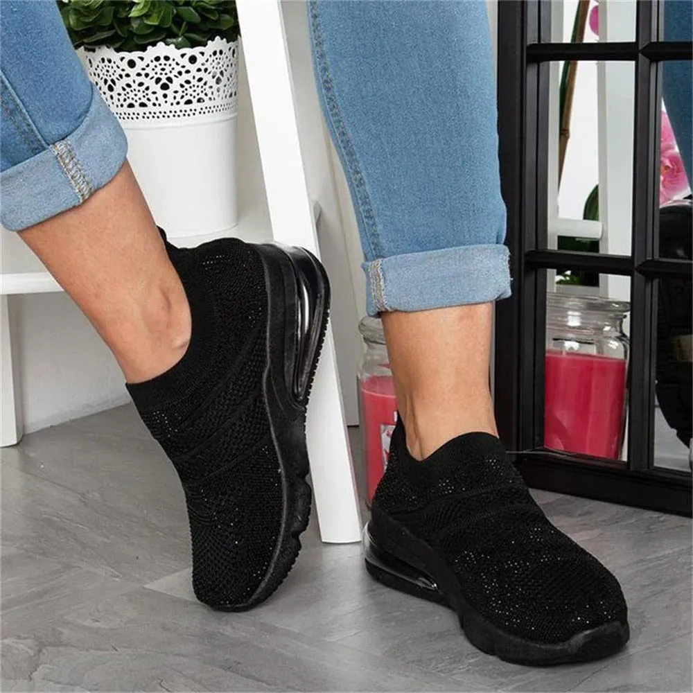 Groovywish Casual Orthopedic Shoes Sneakers Cushion Mesh Slip-on Sneakers