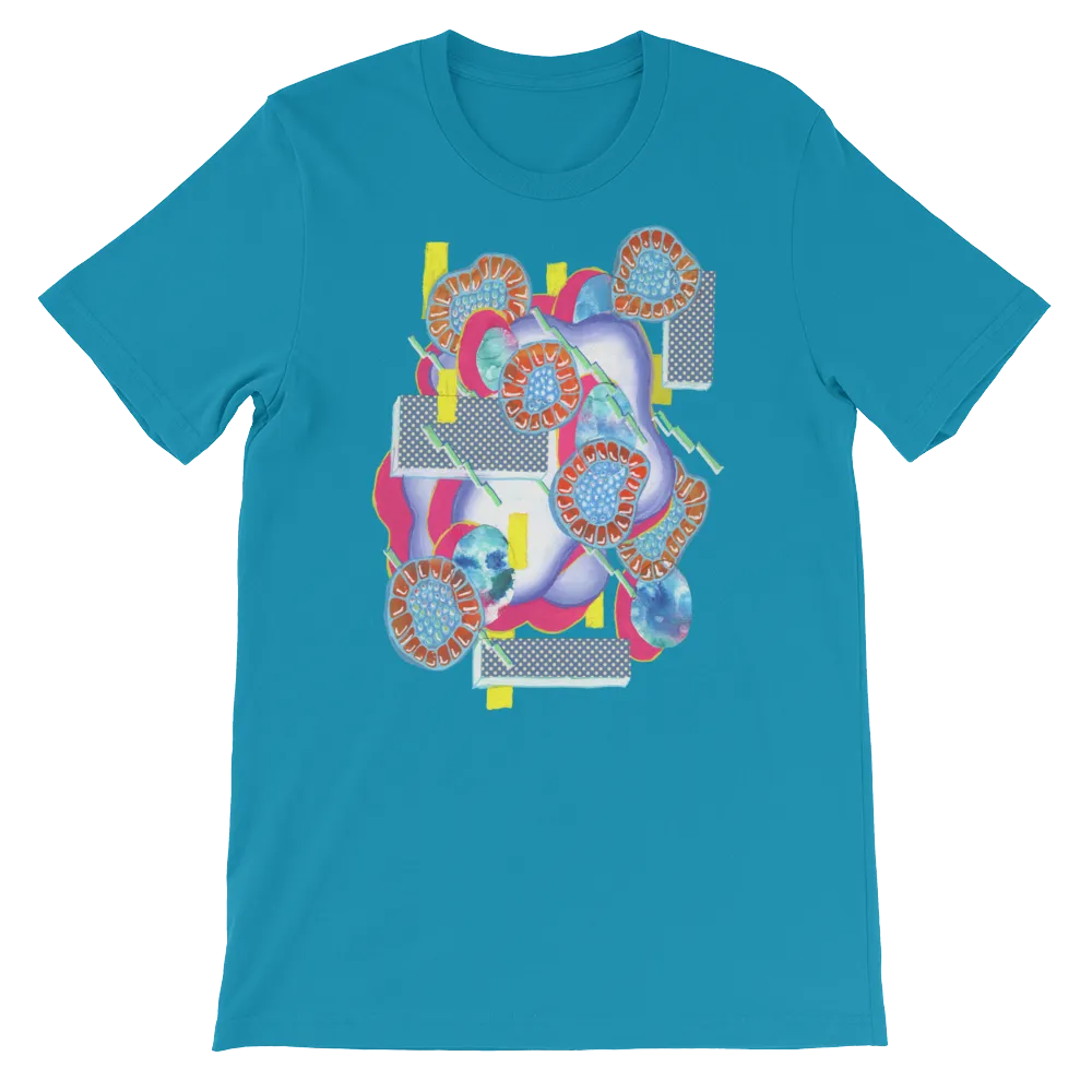 Turquoise Organism Short-Sleeve Unisex T-Shirt