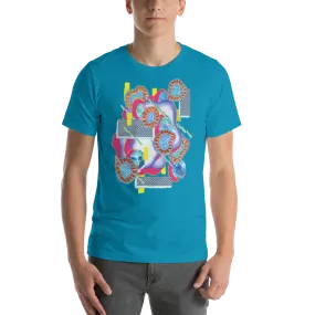 Turquoise Organism Short-Sleeve Unisex T-Shirt