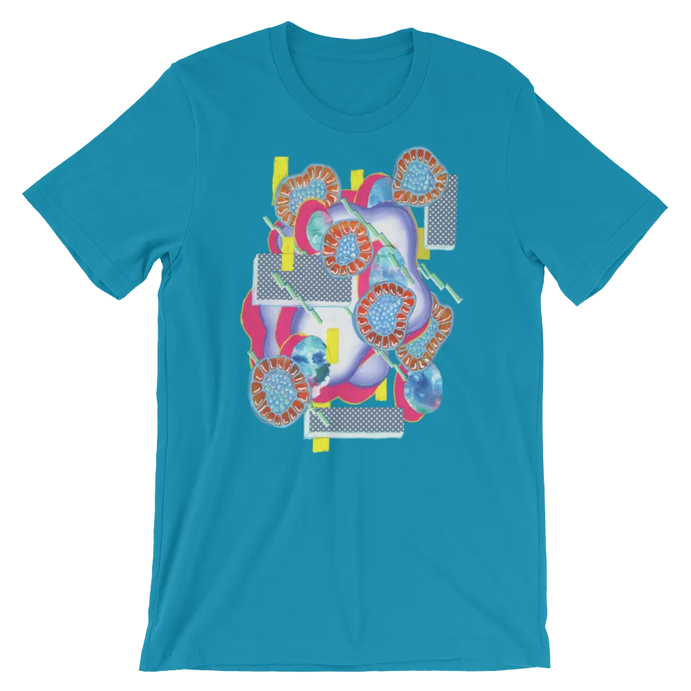 Turquoise Organism Short-Sleeve Unisex T-Shirt