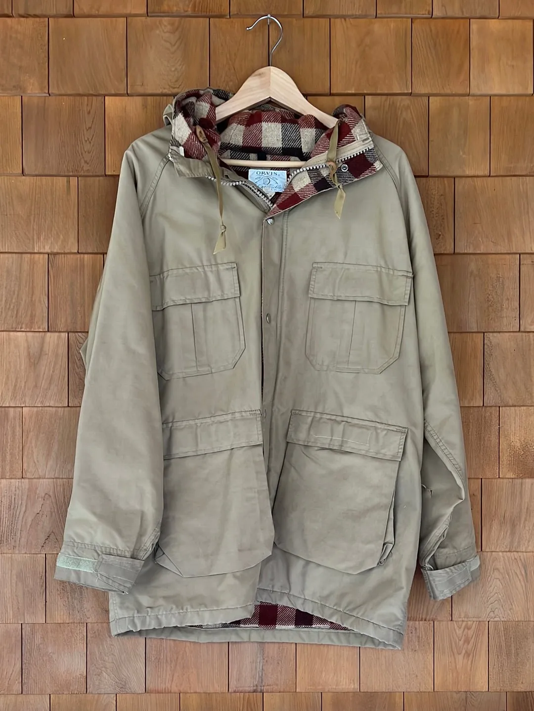 Vintage ORVIS Blanket Lined Parka - Tan