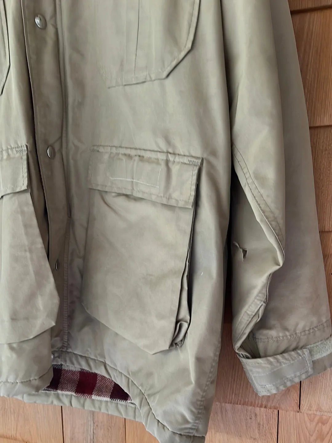 Vintage ORVIS Blanket Lined Parka - Tan