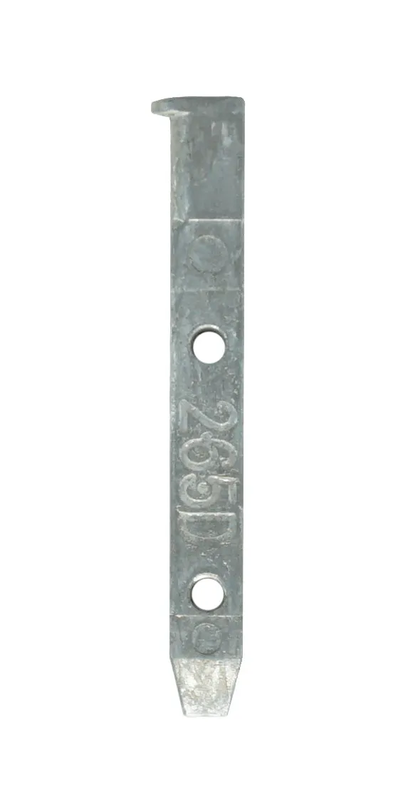 WRS 2-1/2" Zinc L Shaped Pivot Bar