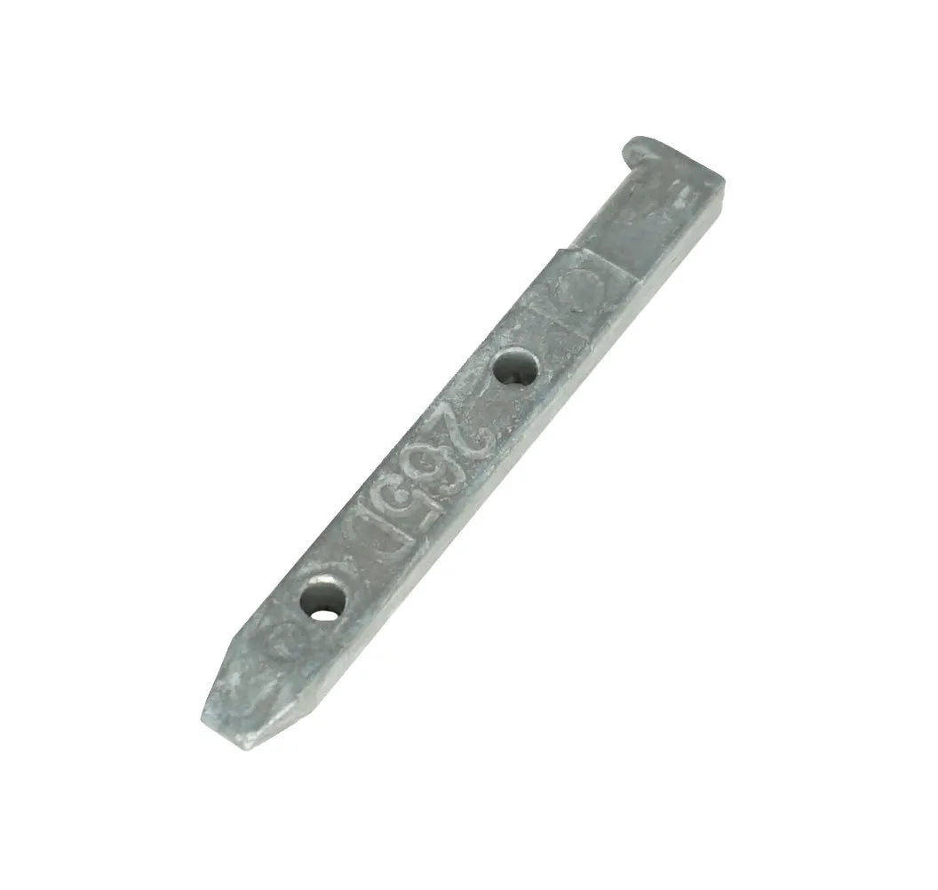 WRS 2-1/2" Zinc L Shaped Pivot Bar