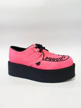 WULFRUN PINK SUEDE CREEPERS SHOE