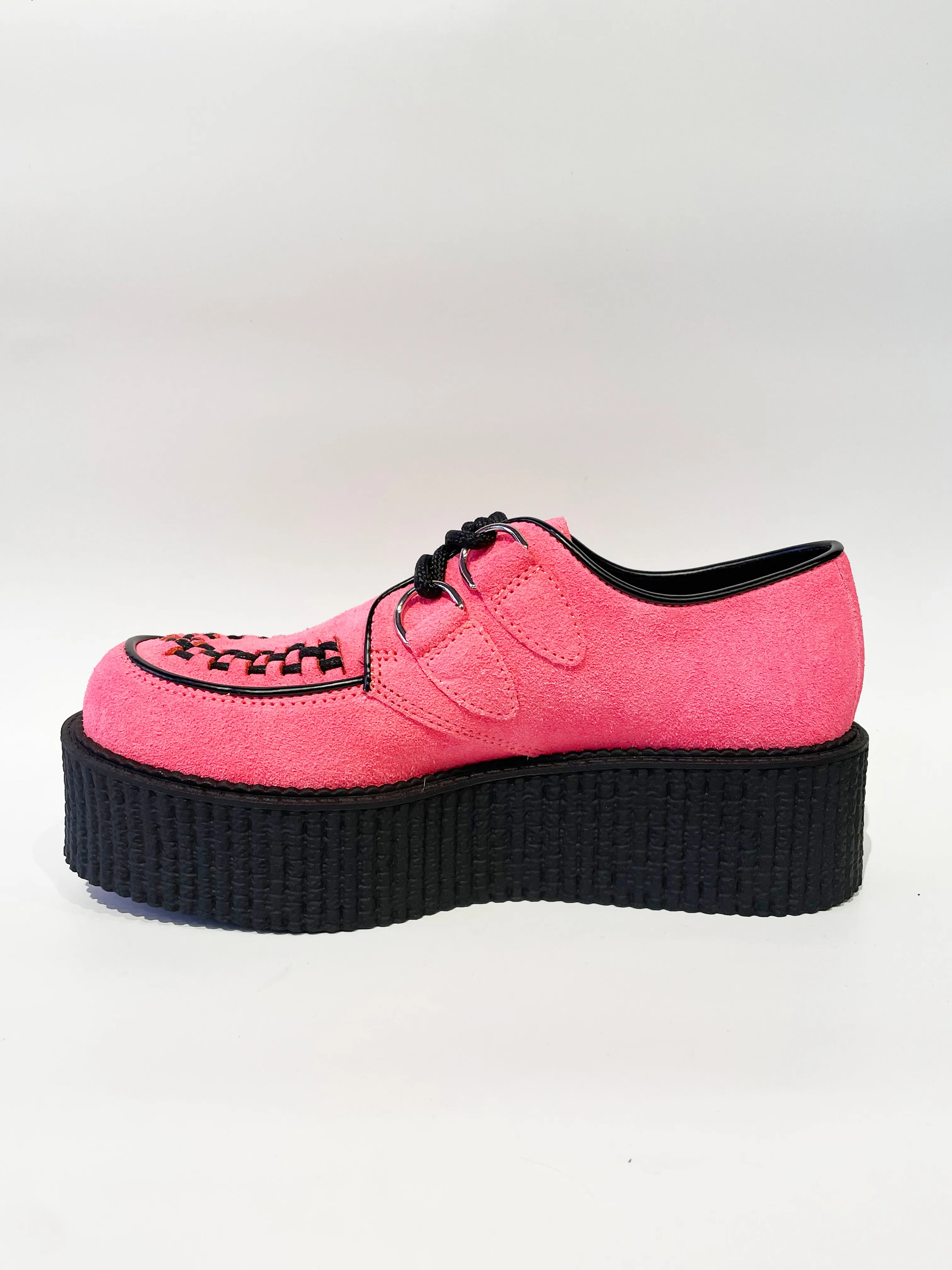 WULFRUN PINK SUEDE CREEPERS SHOE