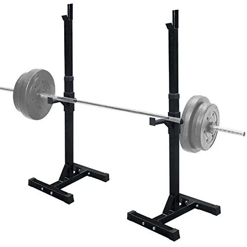 ZENY™ Adjustable Squat, Bench Press, Barbell Dumbbell Rack Stand [Pair]