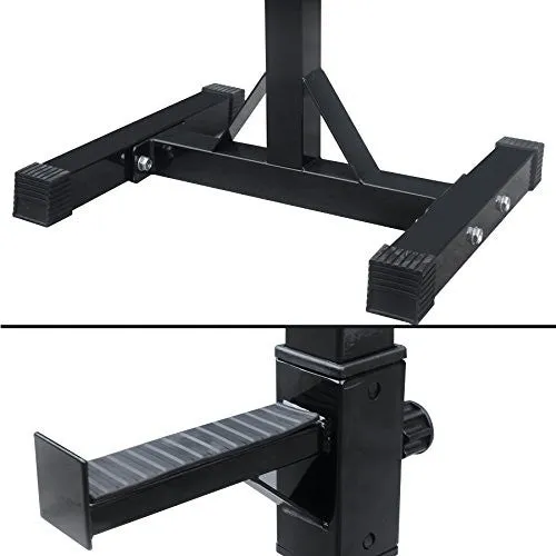 ZENY™ Adjustable Squat, Bench Press, Barbell Dumbbell Rack Stand [Pair]